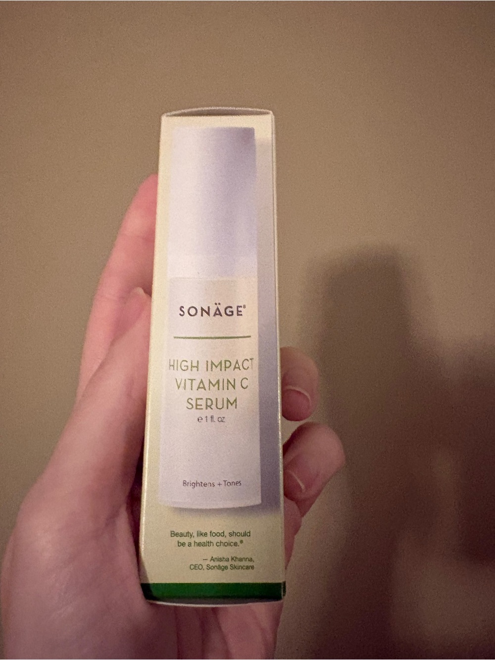 Sonage High Impact Vitamin C Serum – White Bottle